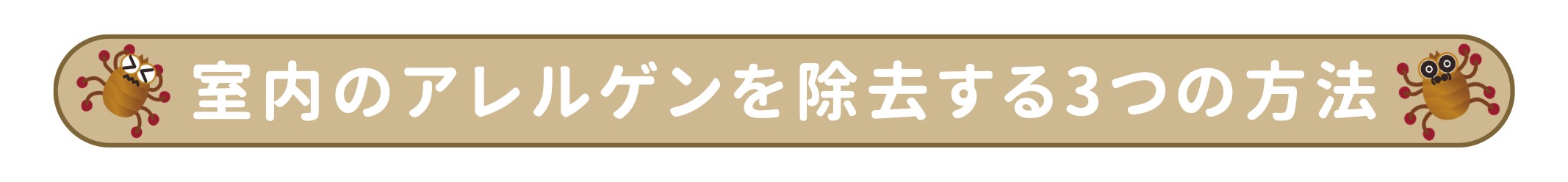 室内のアレルゲンを除去する3つの方法